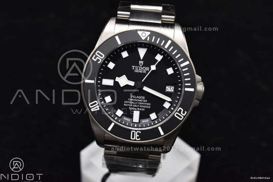 1:1 525 Best Edition SportInspired ZF V A2824 Pelagos Titanium Bracelet On Black 0321